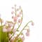 11&#x22; Lily-Of-The-Valley Flowers In White Basket